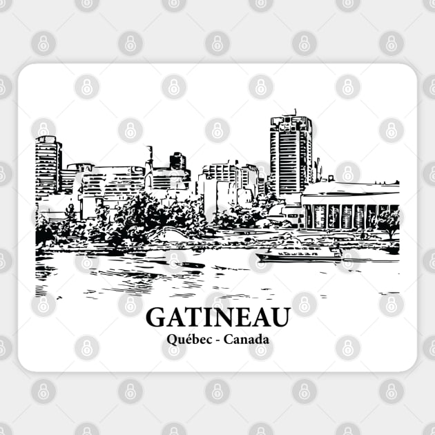Gatineau - Québec Magnet by Lakeric